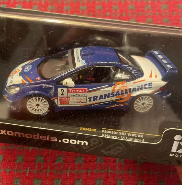 IXO Models Peugeot 307 Wrc N 2 Winner Rally Cevennes 2007 P.henry M.lombard 1:43 RAM292
