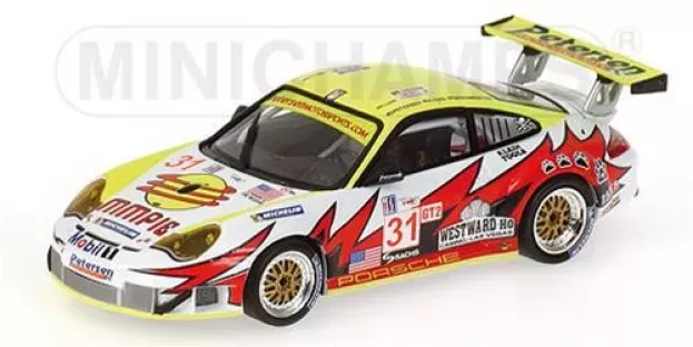 Minichamps Porsche 911 Gt3rsr N 31 Winner Class 12h Sebring 2005 Long Luhr 1:43 400056431