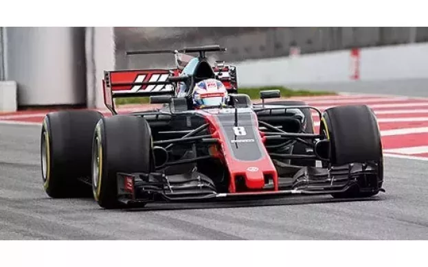 Minichamps Haas F1 Vf17 N 8 Spanish Gp 2017 Romain Grosjean 1:43 417170008