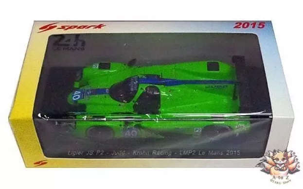Spark Ligier Js P2 Judd Team Krohn Racing N 40 Lmp2 24h Le Mans 2015 T.krohn N.jonsson J.barbosa 1:43 S4654