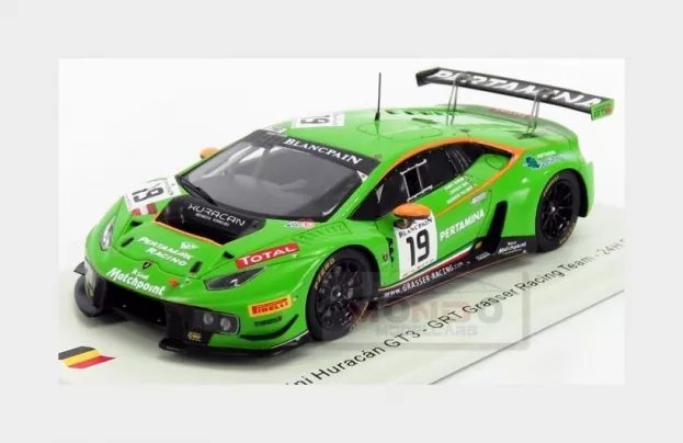 Spark Lamborghini Huracan Lp620-2 Gt3 Team Gtr Grasser Racing 19 24h Spa 2015 A.palmer J.mul F.babini 1:43 SB282