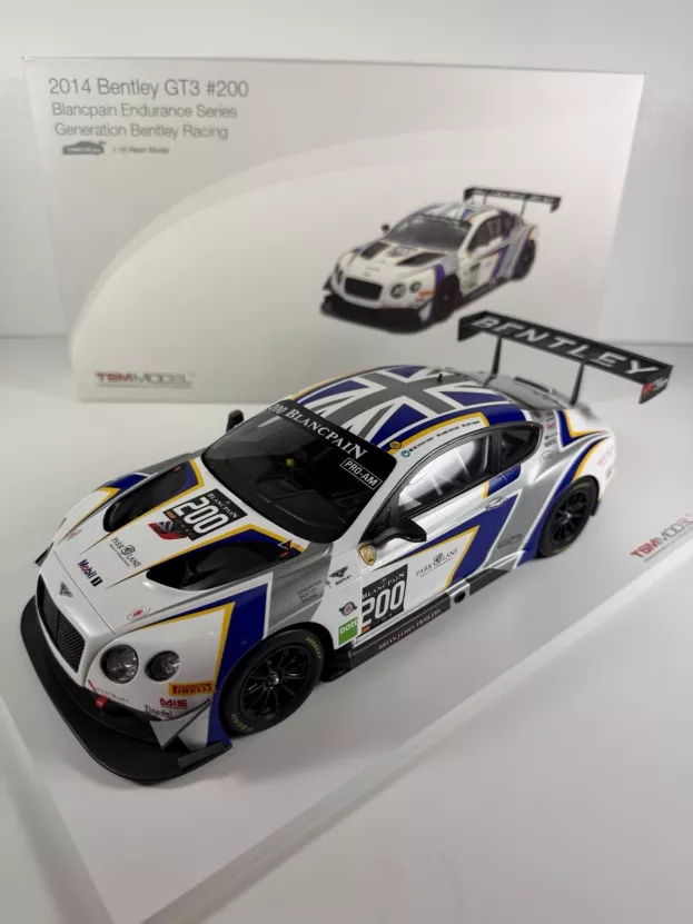 Truescale Bentley Continental V8 Gt3 Team Dyson Racing N 8 3rd Sonoma Gp Grand Prix 2014 B.leitzinger 1:18 TSM151808R
