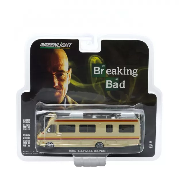 Greenlight Fleetwood Bounder Rv Camper Caravan 1986 Breaking Bad 1:64 33021
