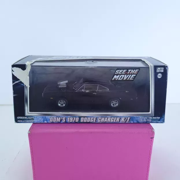 Greenlight Dodge Dom's Charger 1970 Dominic Toretto Fast & Furious I 2001 1:43 86201