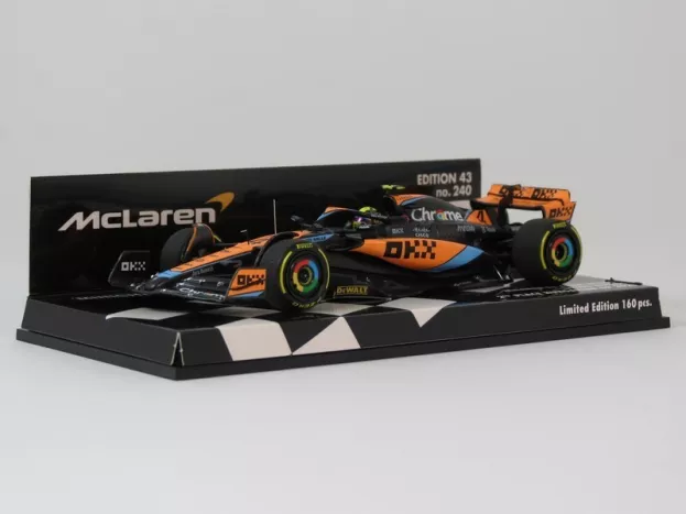 Minichamps Mclaren F1 Mcl60 Team Mclaren N 4 2nd Hungarian Gp 2023 Lando Norris 1:43 537235504
