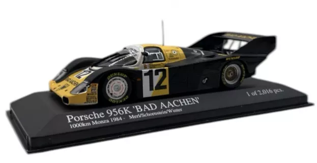Minichamps Porsche 956k Bad Aachen N 12 Winner 1000km Monza 1984 V.merl D.schornstein J.winter 1:43 430846612