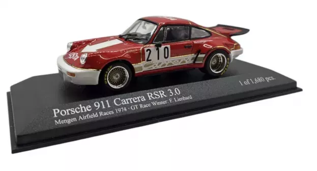 Minichamps Porsche 911 Carrera Rsr 3.0 Mengen Airfield Races N 210 Winner Gt Race 1974 F.lienhard 1:43 430746910