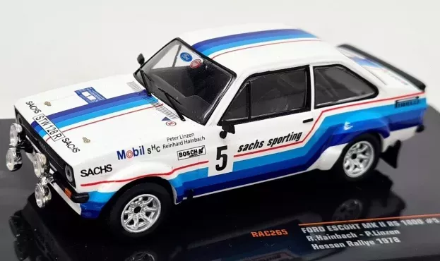 IXO Models Ford Escort Mkii Rs 1800 N 5 Rally Hessen 1978 R.hainbach W.linzen 1:43 RAC265