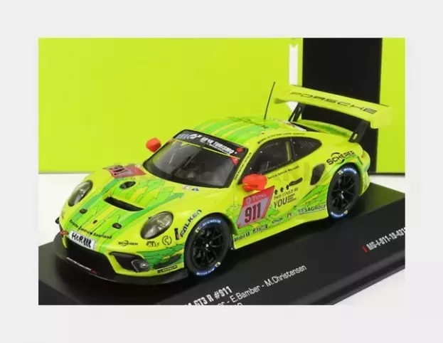 IXO Models Porsche 911 991-2 Gt3 R Team Manthey Racing N 911 2nd 24h Nurburgring 2019 E.bamber M.christensen K.estre L.vanthoor 1:43 MG-I-911-19-4311-24H