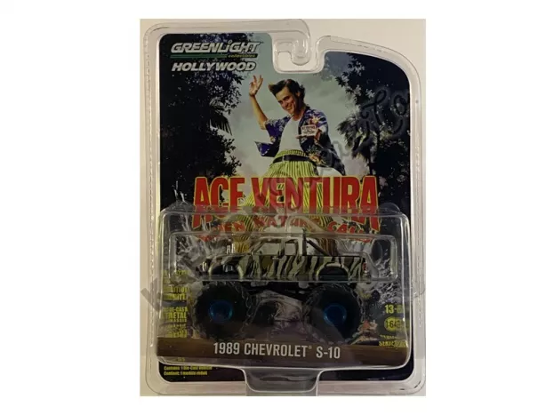 Greenlight Chevrolet S-10 Pick-up Monster Truck 1989 Ace Ventura 1:64 44920E
