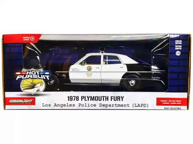 Greenlight Plymouth Fury Los Angeles Police Department 1978 1:24 85591