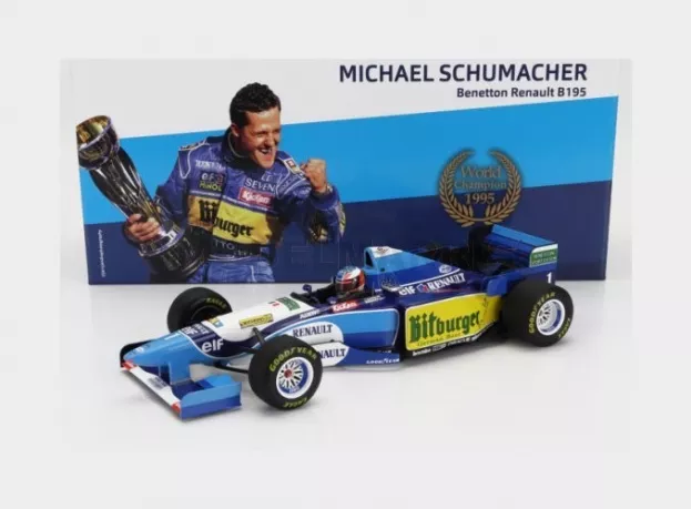 Minichamps Benetton F1 B195 Team Mild Seven Renault N 1 World Champion Winner Pacific Gp 1995 Michael Schumacher 1:18 513953301