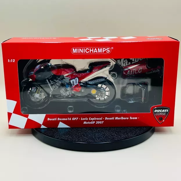 Minichamps Ducati Desmosedici Gp7 N 65 Motogp 2007 Loris Capirossi 1:12 122070065