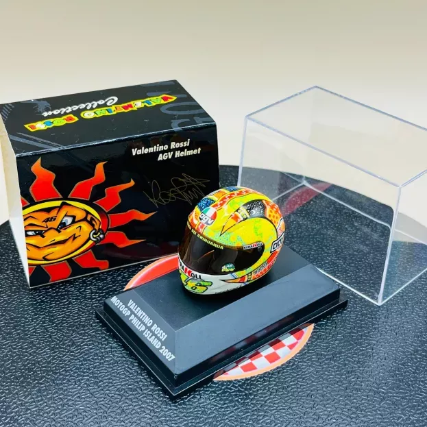 Minichamps Agv Casco Philip Island Moto Gp 2007 Valentino Rossi 1:8 397070096