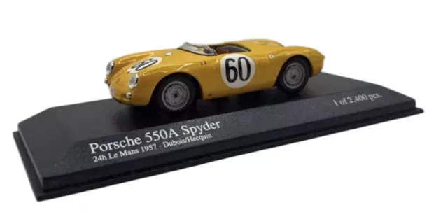 Minichamps Porsche 550a Spider N 60 24h Le Mans 1957 Dubois Hecquin 1:43 430576660