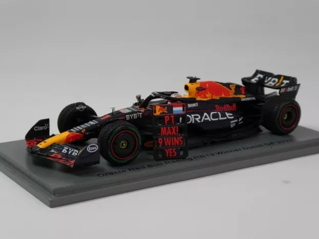 Spark Red Bull F1 Rb19 Team Oracle Red Bull Racing N 1 World Champion Winner Dutch Gp 2023 Max Verstappen 1:43 S8923