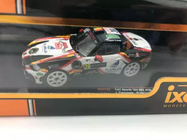IXO Models Fiat 124 Abarth Rgt N 39 Rally Montecarlo 2020 L.caprasse R.herman 1:43 RAM753