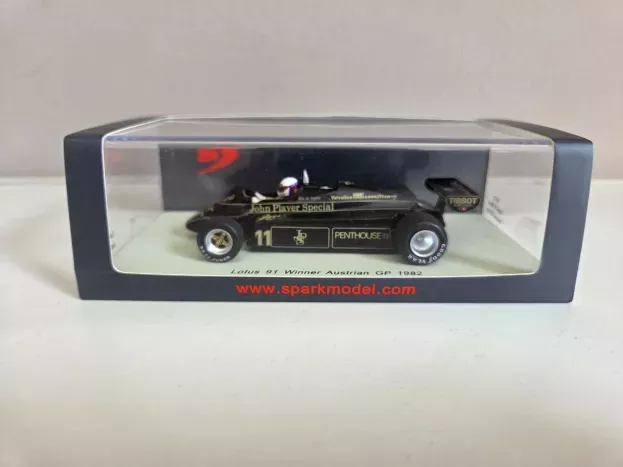 Spark Lotus F1 Ford 91 N 11 Winner Austrian Gp 1982 Elio De Angelis 1:43 S5352