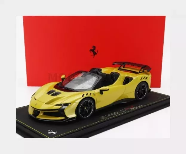 BBR Ferrari Sf90 Xx Stradale Spider 2024 Con Vetrina With Showcase 1:18 P18238F-VET