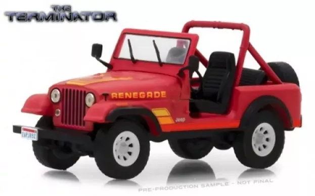 Greenlight Jeep Cj-7 Renegade Open 1983 The Terminator 1:43 86533