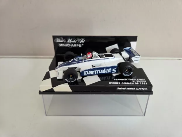 Minichamps Brabham F1 Bt49c Ford N 5 Winner German Gp Nelson Piquet 1981 World Champion 1:43 400810005