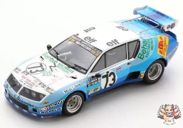 Spark Renault Alpine A310 N 73 Test 24h Le Mans 1978 D.morin G.de Saint Pierre 1:43 S5683