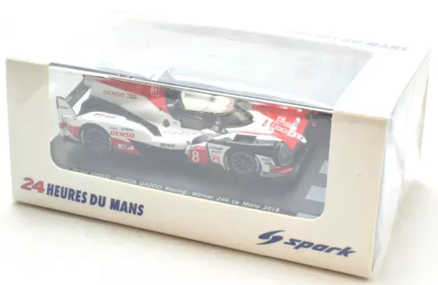 Spark Toyota Ts050 Hybrid 2.4l Turbo V6 Team Toyota Gazoo Racing N 8 Winner 24h Le Mans 2018 F.alonso S.buemi K.nakajima 1:87 87LM18