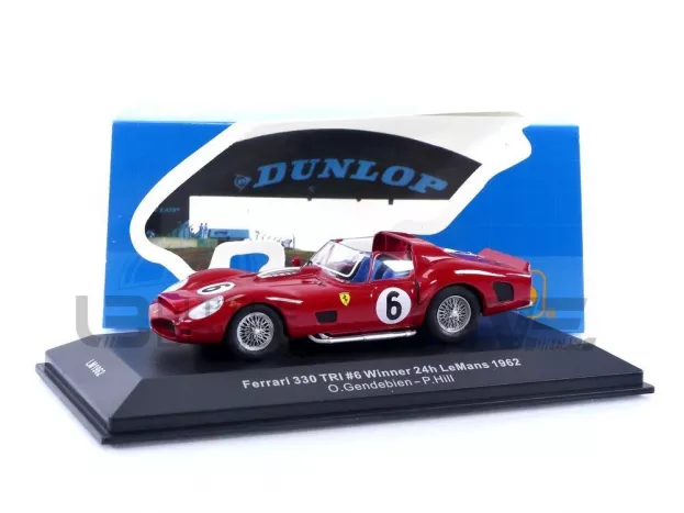 IXO Models Ferrari 330 Tri lm Spider 4.0l V12 Team Spa Ferrari Sefac N 6 Winner 24h Le Mans 1962 Oliver Gendebien Phil Hill 1:43 LM1962