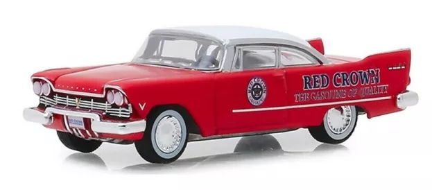 Greenlight Plymouth Savoy Red Crown Gasoline 1957 1:64 41090A