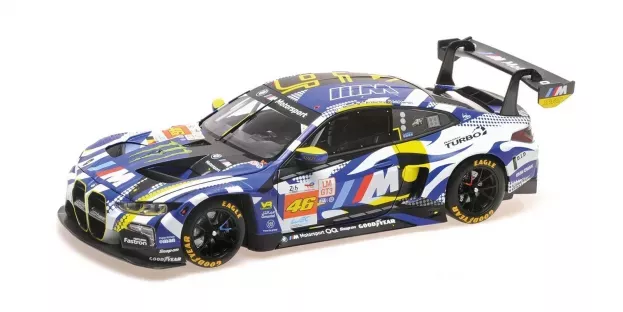 Minichamps Bmw 4-series M4 Gt3 Team Wrt N 46 24h Le Mans 2024 Valentino Rossi Maxime Martin Ahmad Al Harthy 1:43 410242446