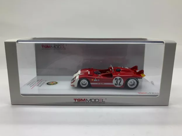 Truescale Alfa Romeo 33 3 N 32 3rd 12h Sebring 1971 Adamich Pescarolo Vaccarella 1:43 TSM144310