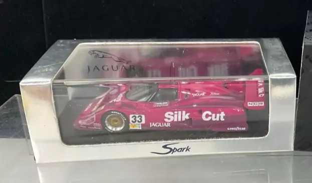 Spark Jaguar Xjr12 Team Silk Cut Jaguar T.w. Racing N 33 4th 24h Le Mans 1991 J.nielsen D.warwick A.wallace 1:43 S0753