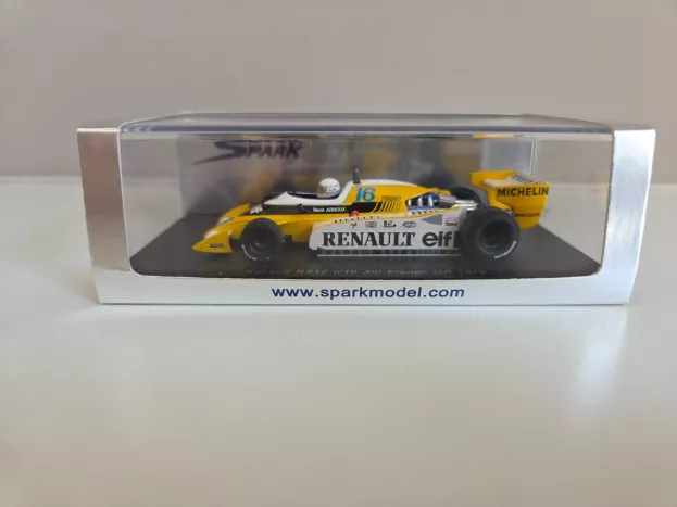 Spark Renault F1 Rs12 N 16 3rd French Gp 1979 Rene Arnoux 1:43 S1705