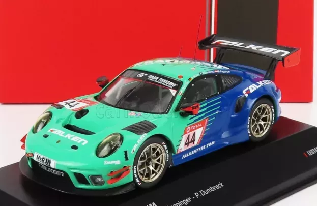 IXO Models Porsche 911 991-2 Gt3 R Team Falken Motorsport N 44 24h Nurburgring 2020 K.bachler S.muller P.dumbreck M.ragginger 1:43 LEGT43038