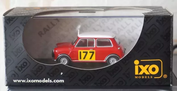 IXO Models Morris Mini Cooper S N 177 Winner Rally Montecarlo 1967 Rauno Aaltonen Henry Liddon 1:43 RAC086