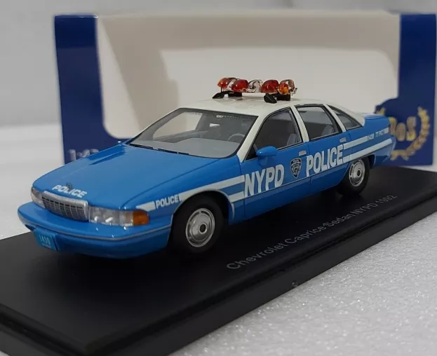 BoS Models Chevrolet Caprice Sedan Nypd New York Police Department 1992 1:43 BOS43077