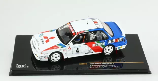 IXO Models Mitsubishi Galant Vr-4 Evo N 4 Winner Rally Swedish 1991 K.eriksson S.parmander 1:43 RAC220
