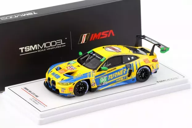 Truescale Bmw 4-series M4 Gt3 3.0l Twin Turbo Team Turner Motorsport N 96 Imsa 24h Daytona 2024 Michael Dinan Robby Foley Patrick Gallagher Jens Klingmann 1:43 TSM430809