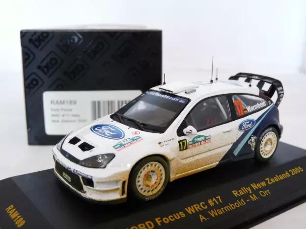 IXO Models Ford Focus Wrc N 17 Rally New Zealand 2005 A.warmbold 1:43 RAM189