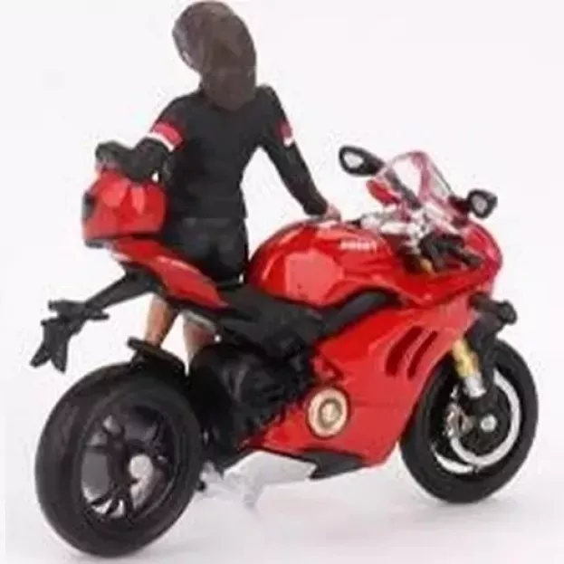 Mini GT Ducati Panigale V4 With Girl Figure 2018 Motorcycle 1:64 MGT00682