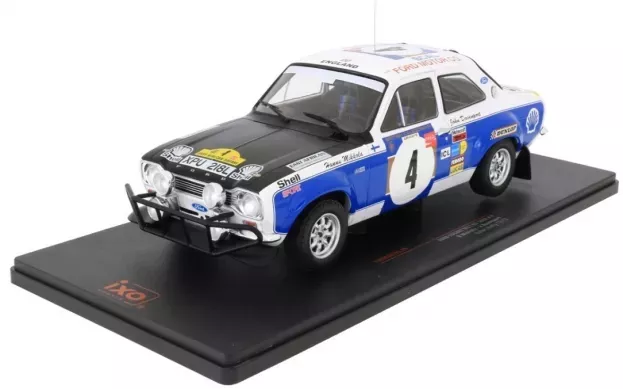 IXO Models Ford Escort Mki Rs 1600 night Version N 4 Rally Safari 1973 H.mikkola J.davenport 1:18 18RMC075C.20