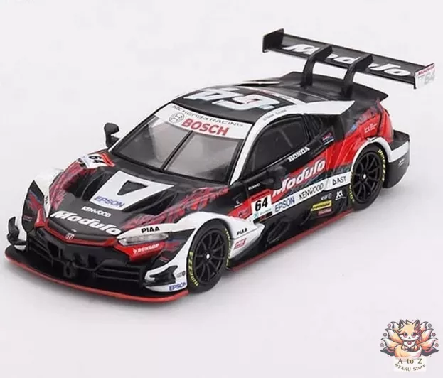 Mini GT Honda Nsx-gt Team Modulo Nakajima Racing N 64 Gt500 Class Super Gt 2023 Takuya Izawa Kakunishin Ohta 1:64 MGT00992-BL