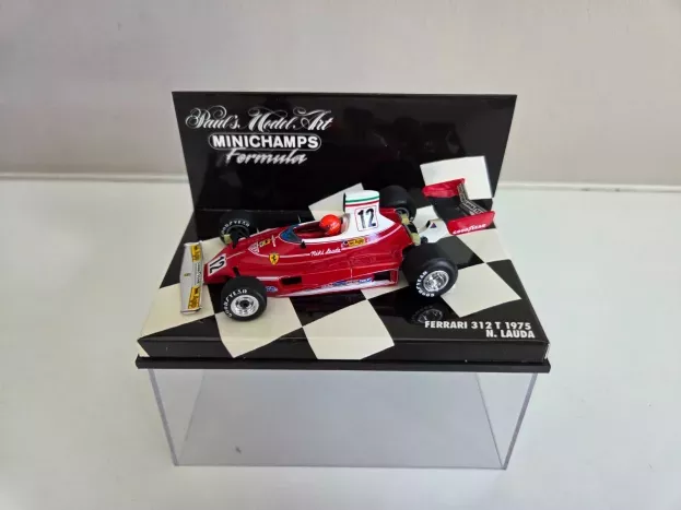 Minichamps Ferrari F1 312t N 12 Niki Lauda Season 1975 World Champion 1:43 430750012