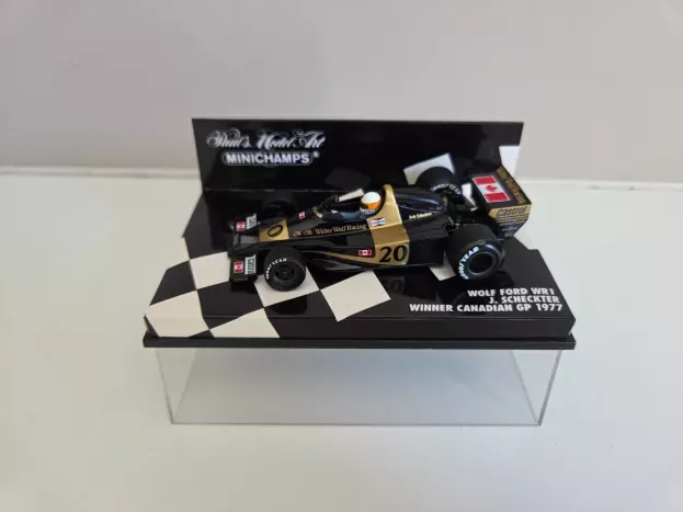 Minichamps Wolf F1 Wr1 N 20 Winner Canadian Gp 1977 J.scheckter 1:43 400770120