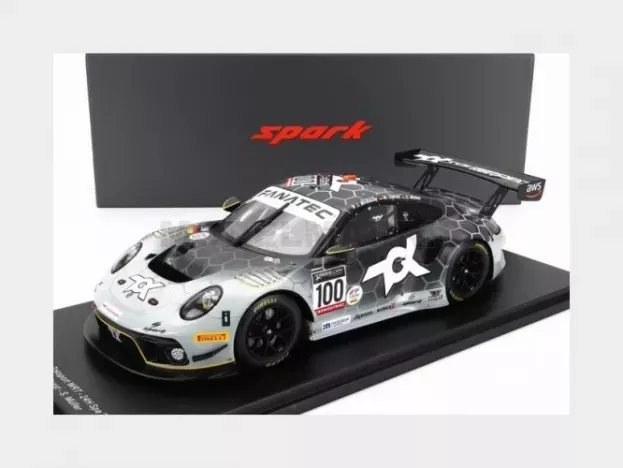 Spark Porsche 911 991-2 Gt3 R Team Toksport Wrt N 100 24h Spa 2022 J.andlauer M.dienst S.muller 1:18 18SB056