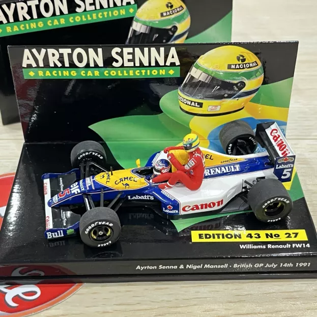 Minichamps Williams F1 Fw14 N 5 British Gp 14 July 1991 Ayrton Senna & Nigel Mansell 1:43 540914305