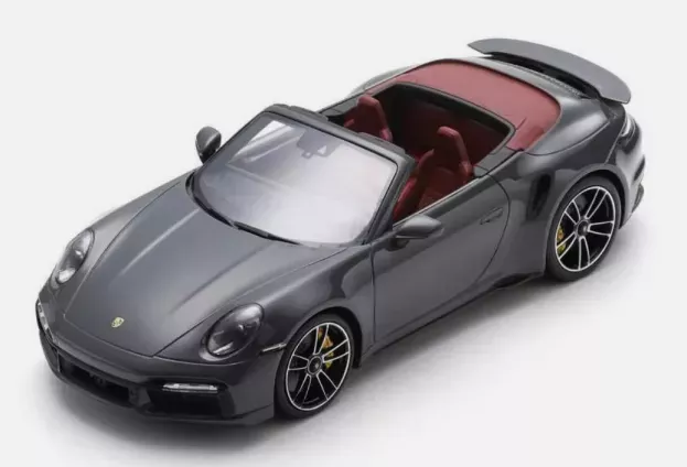 Schuco Porsche 911 992 Turbo S Cabriolet Open 2022 1:18 18U00143