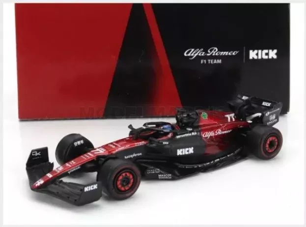 Spark Alfa Romeo F1 C43 Team Stake N 77 Season 2023 Valtteri Bottas 1:64 Y281