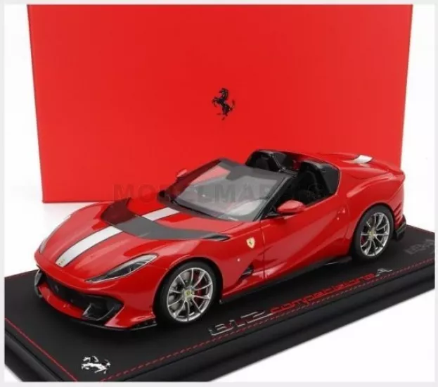 BBR Ferrari 812 Competizione A Spider 2022 Con Vetrina With Showcase 1:18 P18209C2-VET