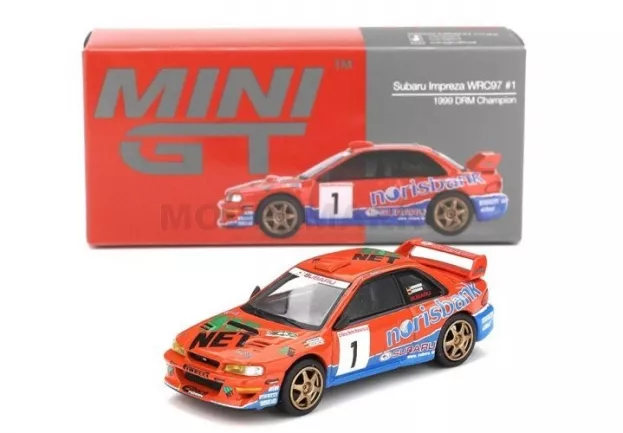 Mini GT Subaru Impreza Wrc97 N 1 Winner Rally Deutschland 1999 Armin Kremer Fred Berben 1:64 MGT01140-L